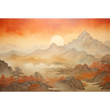 Mountain Canvas Feng Shui